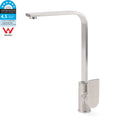 WELS Brushed Nickel Square Kitchen Sink Laundry Mixer 360o Swivel Faucet Tapware V1233-KRS501N