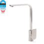 WELS Brushed Nickel Square Kitchen Sink Laundry Mixer 360o Swivel Faucet Tapware V1233-KRS501N