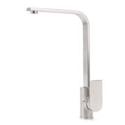 WELS Brushed Nickel Square Kitchen Sink Laundry Mixer 360o Swivel Faucet Tapware V1233-KRS501N