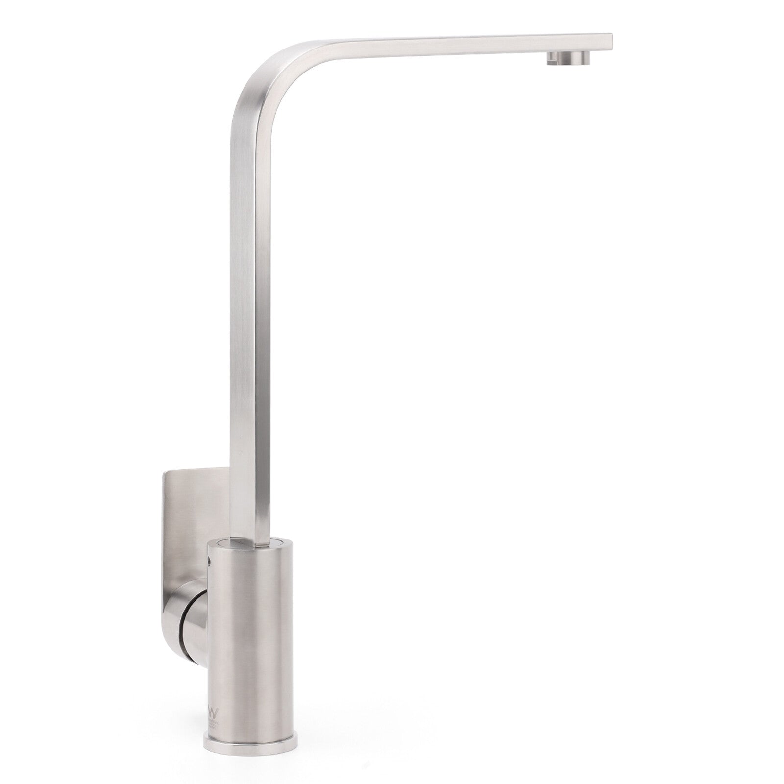WELS Brushed Nickel Square Kitchen Sink Laundry Mixer 360o Swivel Faucet Tapware V1233-KRS501N