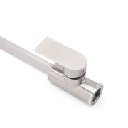 WELS Brushed Nickel Square Kitchen Sink Laundry Mixer 360o Swivel Faucet Tapware V1233-KRS501N