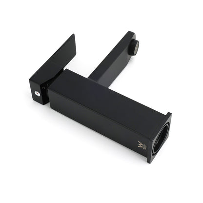 WELS Classic Square Matt Black Basin Mixer Vanity Laundry Sink Faucet Tap Outlet V1233-KSQ101B