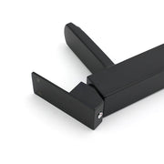 Matt Black Tall Square Basin Mixer Vanity Laundry Counter Sink Faucet Tap Outlet V1233-KSQ102B