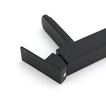 Matt Black Tall Square Basin Mixer Vanity Laundry Counter Sink Faucet Tap Outlet V1233-KSQ102B
