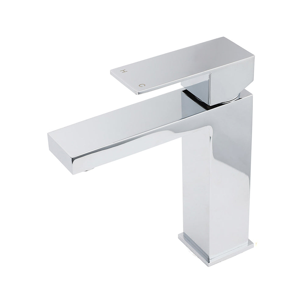 WEL Standard 6L/min Square Basin Vessel Mixer Faucet Tap Kitchen Laundry Chrome V1233-KSQ103CR