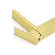 WELS 6L/m Brushed Gold Square Tall Basin Vessel Mixer Kitchen Laundry Faucet Tap V1233-KSQ104G