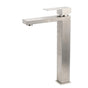 WELS Square Tall Basin Vessel Mixer Faucet Tap Kitchen Laundry Brushed Nickel V1233-KSQ104N