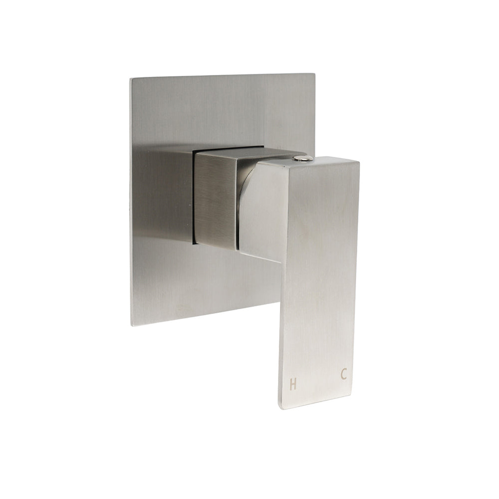 Nickel Brushed Square Lead Free Shower Hot Cold Mixer Ceramic Cartridge Spindle V1233-KSQ201N