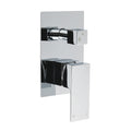 Bathroom Square Shower Mixer Diverter Tap Square Chrome For Spout Shower Head V1233-KSQ202CR