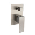 AU Standard 1/2 Inch Shower Mixer Diverter Brushed Nickel Square 2 Way Switch V1233-KSQ202N