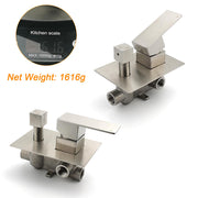 AU Standard 1/2 Inch Shower Mixer Diverter Brushed Nickel Square 2 Way Switch V1233-KSQ202N