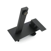 Matt Black Basin Mixer Bathroom Tub Faucet Wall Mount Tap Hot Cold Water Spout V1233-KSQ301B