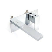 WELS 7.5L/min Basin Mixer Bathroom Vanity Brass Chrome Wall Mounted Spout Outlet V1233-KSQ301CR