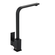 Matt Black Square Gooseneck 360 Swivel Laundry Sink Kitchen Mixer Faucet Tapware V1233-KSQ501B