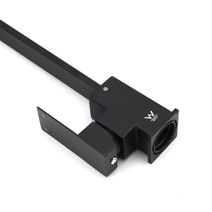 Matt Black Square Gooseneck 360 Swivel Laundry Sink Kitchen Mixer Faucet Tapware V1233-KSQ501B
