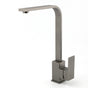 WELS Gun Metal Square Gooseneck Swivel Laundry Kitchen Mixer Faucet Sink Tap Set V1233-KSQ501GM
