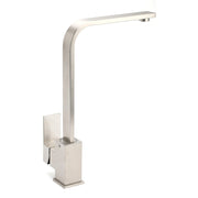 WELS Square Kitchen Sink Laundry Mixer 360o Swivel Faucet Tap Set Brushed Nickel V1233-KSQ501N