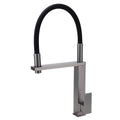 Gun Metal Tall Kitchen Sink Basin Mixer Swivel Faucet Tap Pull Out Spout Head V1233-KSQ509GM