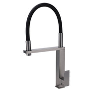 Gun Metal Tall Kitchen Sink Basin Mixer Swivel Faucet Tap Pull Out Spout Head V1233-KSQ509GM