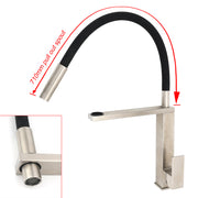 WELS 6.0L/m Chrome Kitchen Sink Basin Mixer Swivel Faucet Tapware Pull Out Spout V1233-KSQ509N