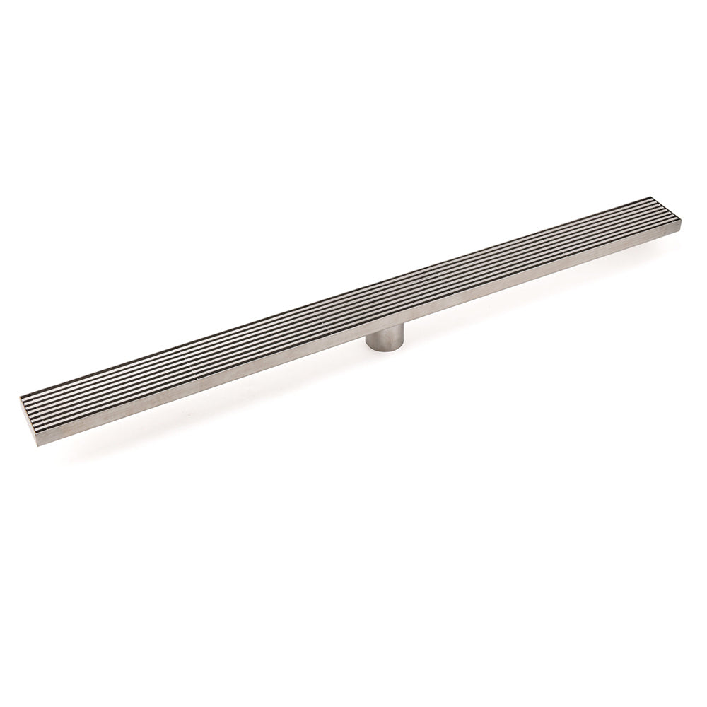 Bathroom Stainless Steel 800mm Strip Fence Shower Grate Floor Drain 50mm Outlet V1233-LGWG02A800BS