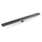 Watermark Gun Metal 800mm Strip Fence Linear Shower Grate Floor Drain 50mm Waste V1233-LGWG02A800GM