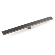 Gun Metal 900mm Strip Fence Linear Shower Grate Floor Drain 50mm Central Waste V1233-LGWG02A900GM