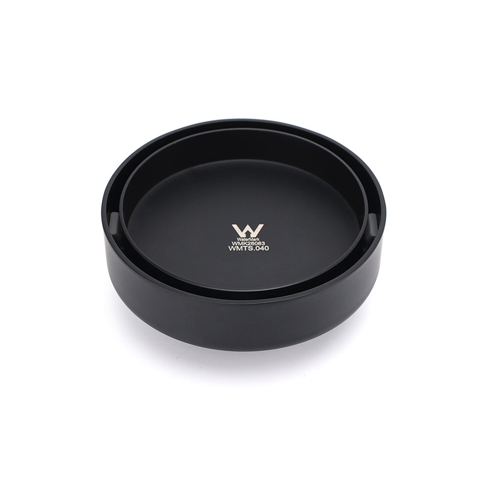 Watermark Matt Black Round 100mm Tile Insert Floor Drain Shower Grate 50mm Waste V1233-RDTI0100D50BL