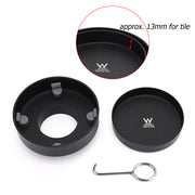Watermark Matt Black Round 100mm Tile Insert Floor Drain Shower Grate 50mm Waste V1233-RDTI0100D50BL