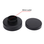 Watermark Matt Black Round 100mm Tile Insert Floor Drain Shower Grate 50mm Waste V1233-RDTI0100D50BL