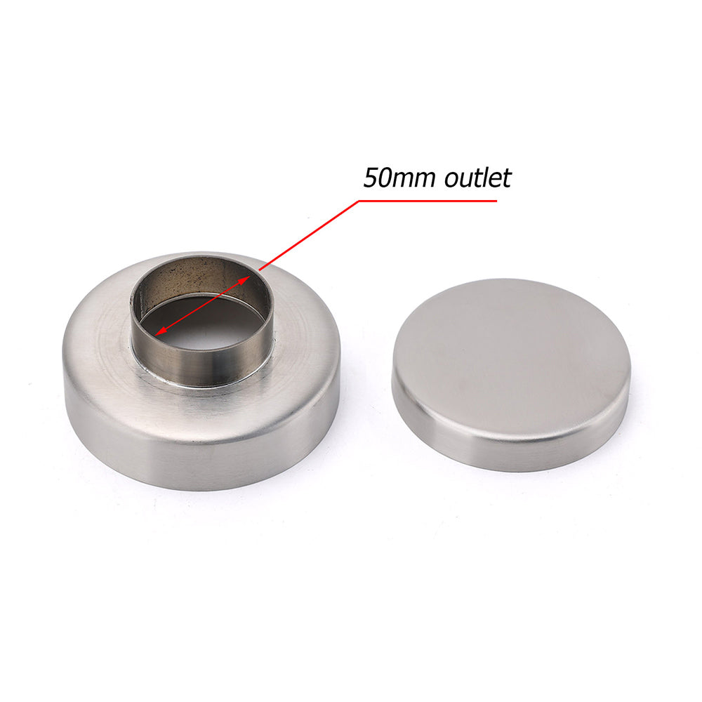Round 100mm Tile Insert Floor Out Drain Stainless Steel Shower Grate 50mm Waste V1233-RDTI0100D50BS