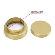 Brushed Gold 100mm In Diamater Tile Insert Floor Drain Shower Grate 75mm Outlet V1233-RDTI0100D76BG