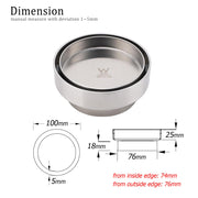 Round Circle Tile Insert Floor Drain Stainless Steel Shower Grate 75mm Outlet V1233-RDTI0100D76BS