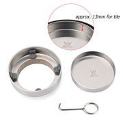 Round Circle Tile Insert Floor Drain Stainless Steel Shower Grate 75mm Outlet V1233-RDTI0100D76BS