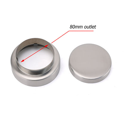 Round Circle Tile Insert Floor Drain Stainless Steel Shower Grate 75mm Outlet V1233-RDTI0100D76BS