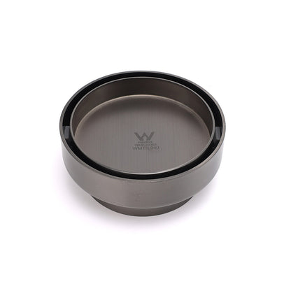 Gun Metal Round 100mm Diameter Tile Insert Floor Drain Shower Grate 75mm Outlet V1233-RDTI0100D76GM