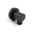 Round Brass Black Standard G1/2" Inch End Flexible Shower Elbow Connector Water Inlet V1233-S005FB2