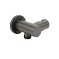 Gun Metal Grey Handheld Shower Head Swivel Bracket Holder Water Inlet Elbow Connector V1233-S017GM2