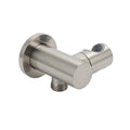 Brushed Nickel Water Inlet Handheld Shower Swivel Bracket Holder Wall Elbow Connector V1233-S017N2