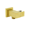 Brushed Gold Swivel Shower Head Holder Bracket Wall Inlet Elbow Water Connector 1/2 Inch V1233-S018G2