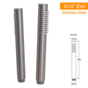 WELS Gun Metal Dual Round Shower 10" Rain Head Stainless Steel Handheld Sliding Rail Diverter Set V1233-SC842GMSS019CGMKSR110GM