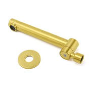 Brushed Gold Round Basin Wall Mounted Faucet Outlet Swivel Bathtub Stainless Steel Spout V1233-SP603BG