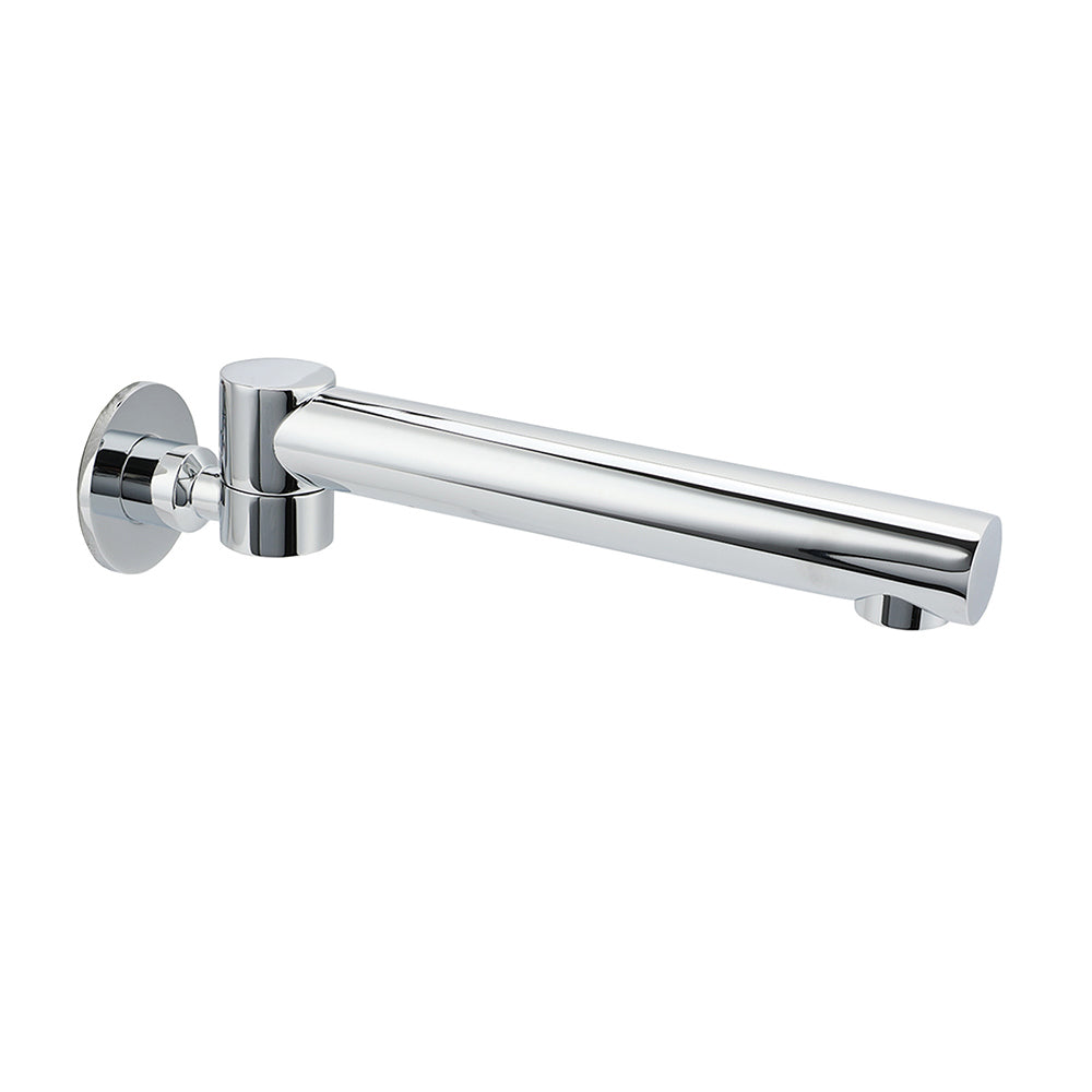 Watermark Chrome Round Basin Wall Mount Faucet Outlet 180 degrees Swivel Brass Bath Tub Spout V1233-SP603CR