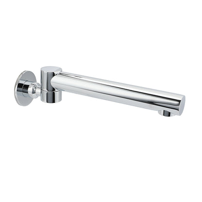 Watermark Chrome Round Basin Wall Mount Faucet Outlet 180 degrees Swivel Brass Bath Tub Spout V1233-SP603CR