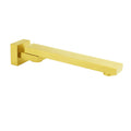 Brushed Gold Square Stainless Steel 180 Swivel Bathtub Faucet Water Outlet Spout V1233-SP604BG
