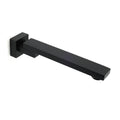 Matte Black Square Bathtub Faucet 180 degrees Swivel Water Spout Outlet Basin Watermark V1233-SP604BL