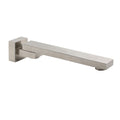 Brushed Nickel Square Stainless Steel Swivel Spout Bathtub Bubble Faucet Outlet V1233-SP604BN
