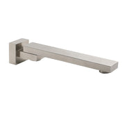 Brushed Nickel Square Stainless Steel Swivel Spout Bathtub Bubble Faucet Outlet V1233-SP604BN
