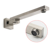 Brushed Nickel Square Stainless Steel Swivel Spout Bathtub Bubble Faucet Outlet V1233-SP604BN