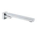 Chrome Square Stainless Steel Shower Bathtub Water Spout Faucet Outlet Tap 180 degrees Swivel Set V1233-SP604CR